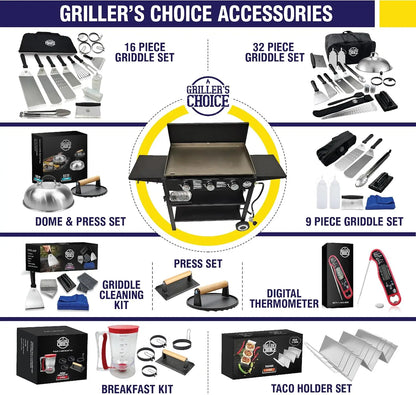 Outdoor Griddle Grill Propane Gas Flat Top