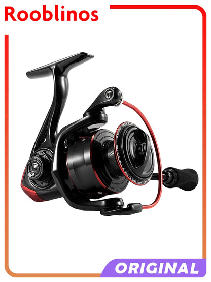 Fishing Reel Spinning Reel 5.2:1 Black Red 10kg