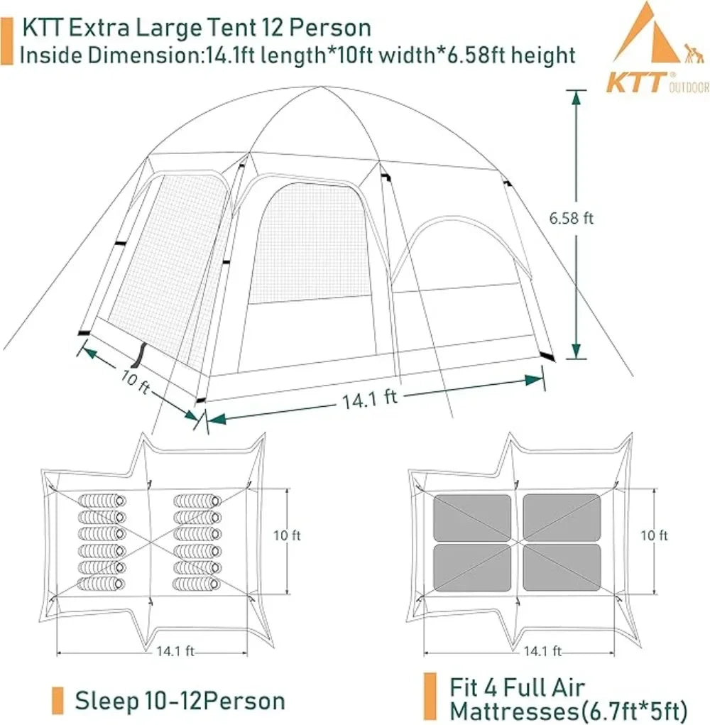 Extra Large Tent 10-14 Person